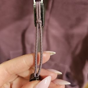 Fushia colored 1/4 zip (sorry lighting isn't great)